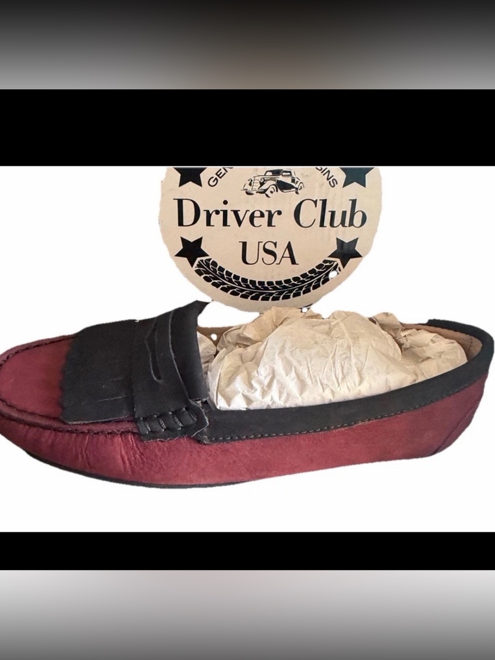 Drivers Club USA Women’s Allentown Loafer Shoes Wine Nubuck Size 5 M US